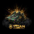 TITAN SPORT GLOBAL men's training shoes with luxury camo crown pattern
