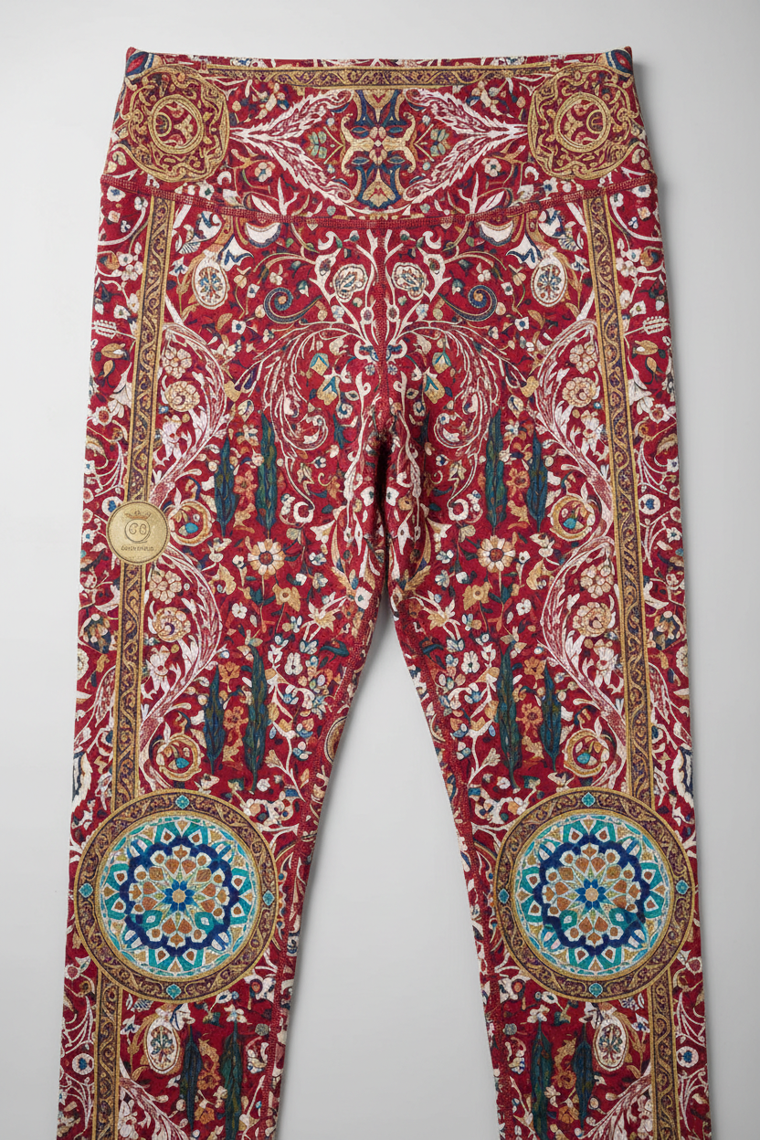 TITAN Women's Persian Paisley Arabesque Leggings — Shiraz Empress Edition