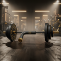 TITAN EZ Curl Bar & Weight Set Crown SWAG Edition black gold