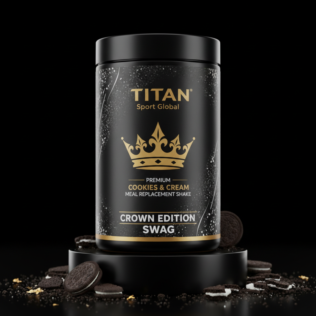 TITAN Meal Replacement Shake — Cookies & Cream Crown SWAG