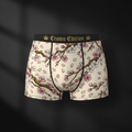TITAN Crown Edition Women's Cozy Boxer Shorts — Cherry Blossom Empress Tattoo Art
