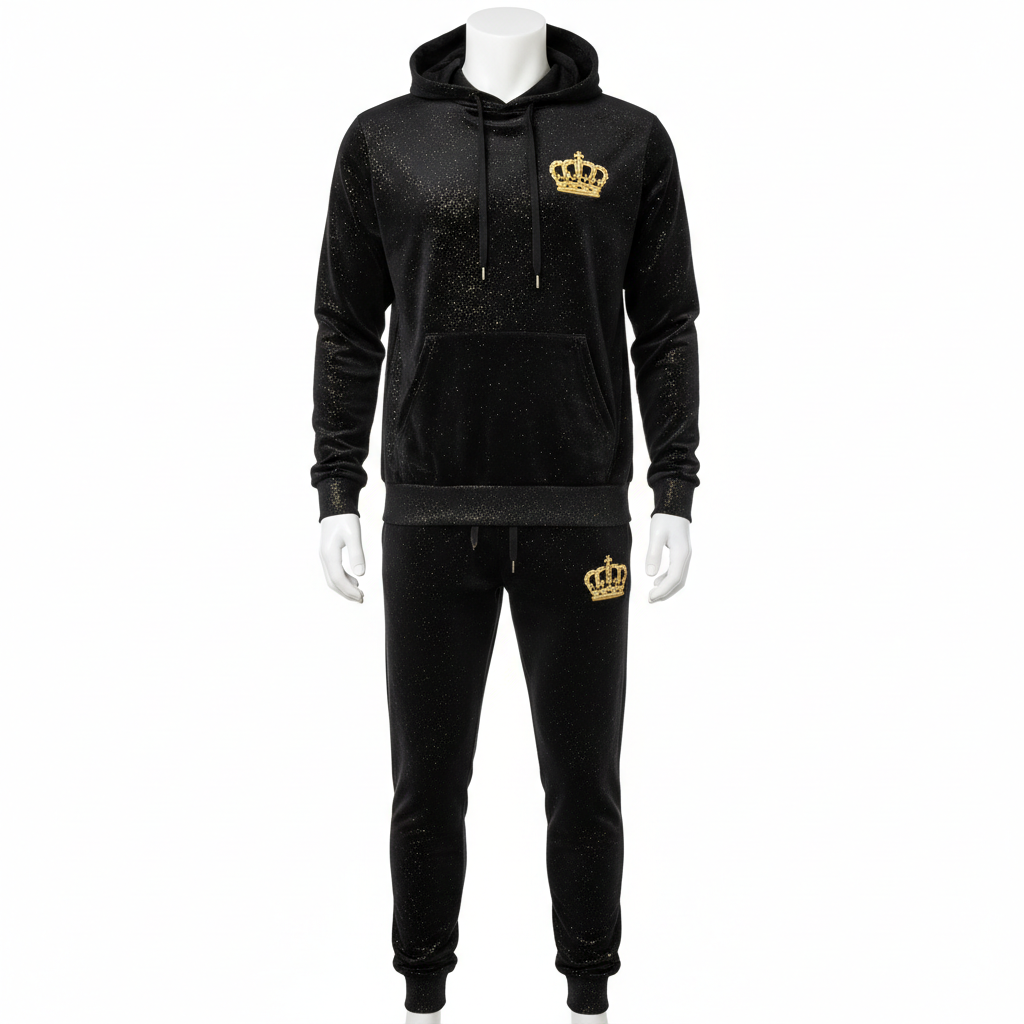 TITAN Midnight Royale Tracksuit — Crown SWAG Edition