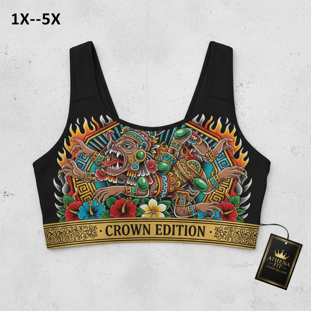 TITAN Plus Women's Earth Power Sports Bra — Inclusive Crown Edition