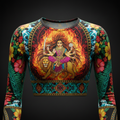 TITAN Women’s Polynesian Goddess Long Sleeve Crop — Pele Edition