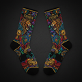 TITAN Crown Edition Tattoo Art Cheerleading Socks