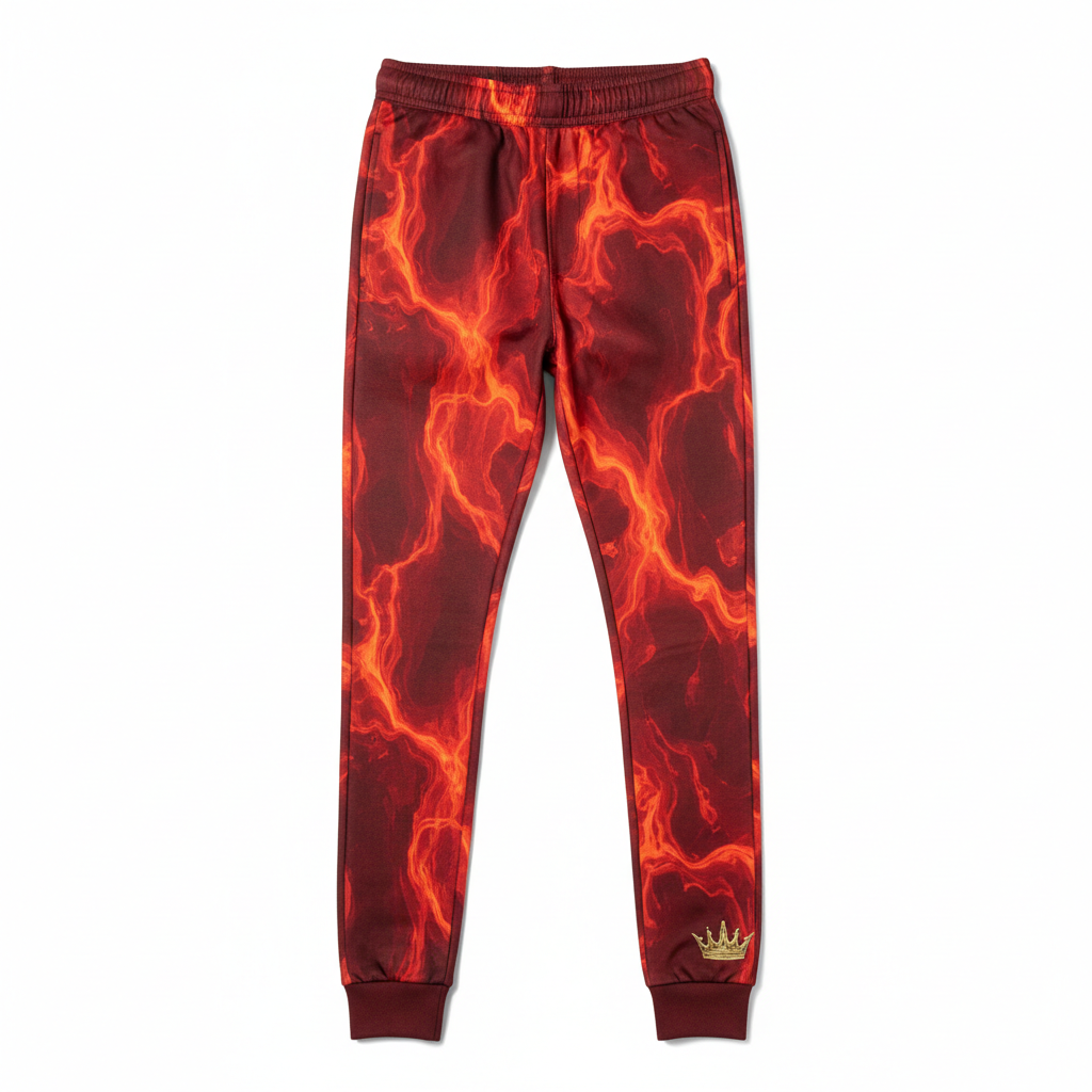 TITAN Lava King Joggers — Crown SWAG Edition