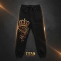 TITAN Men's Crown Edition Lounge Pants Crimson Gold
