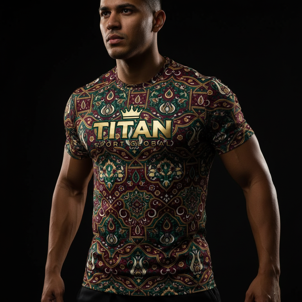 TITAN Ottoman Empire Arabesque Training Tee Crown Edition