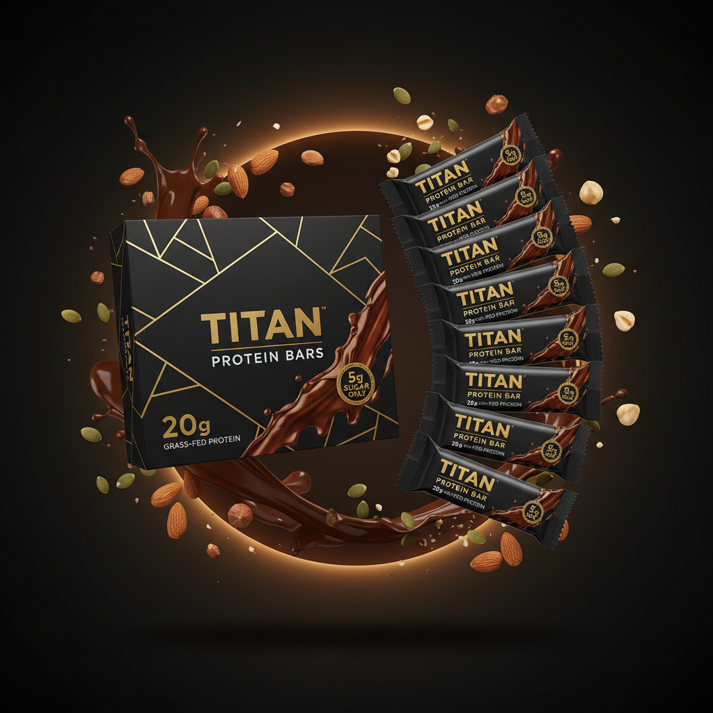 TITAN Protein Bars 12-Pack