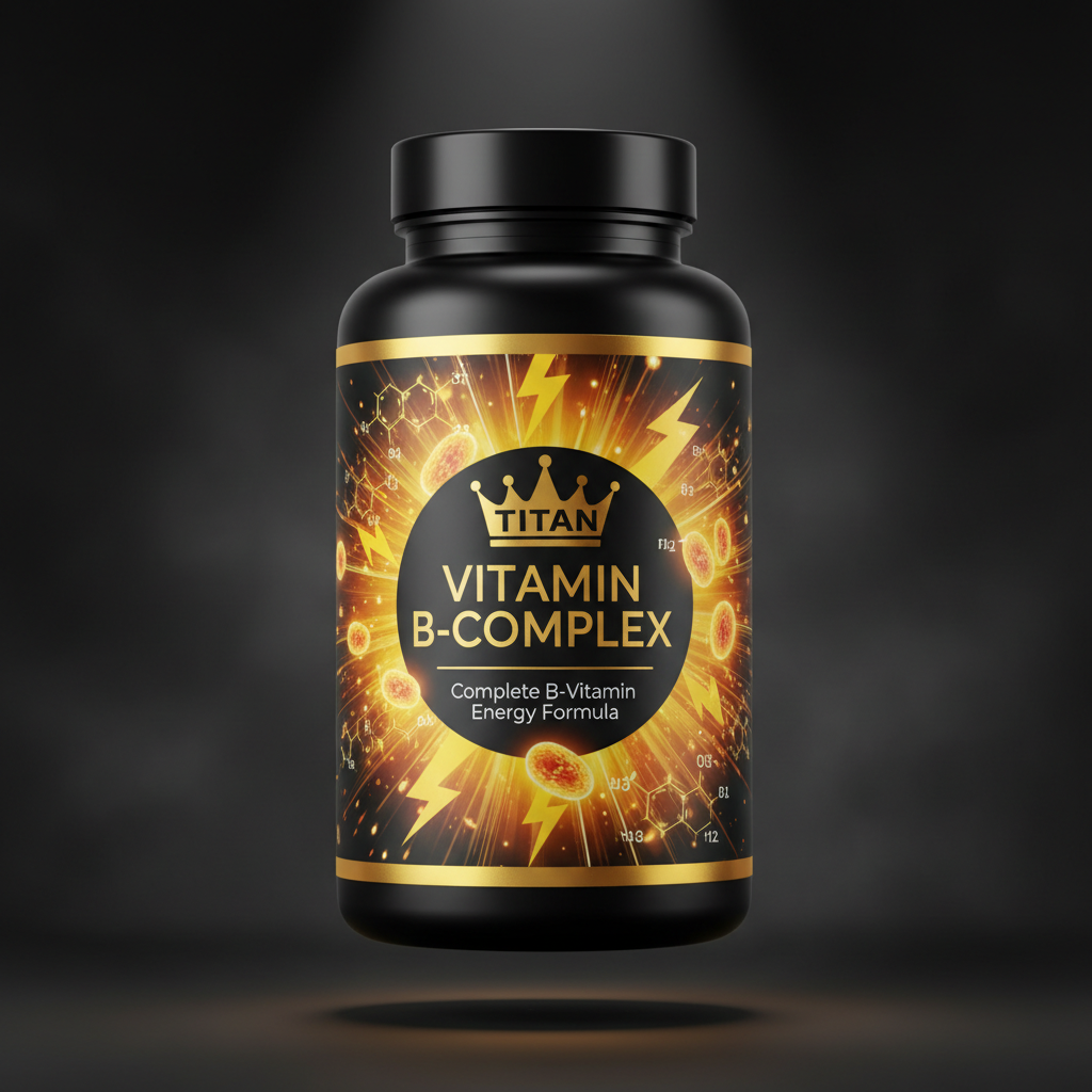 TITAN Vitamin B-Complex — Complete B-Vitamin Energy Formula for Athletes