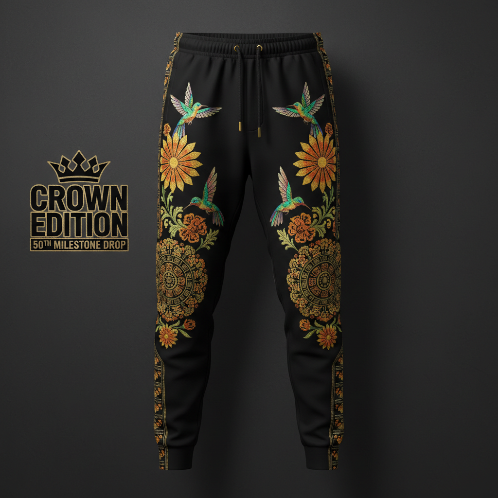 TITAN Aztec Xochitl Joggers — Crown Drop 050