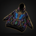 TITAN Women's Oversized Hoodie - Queen Butterfly Crown Edition Design