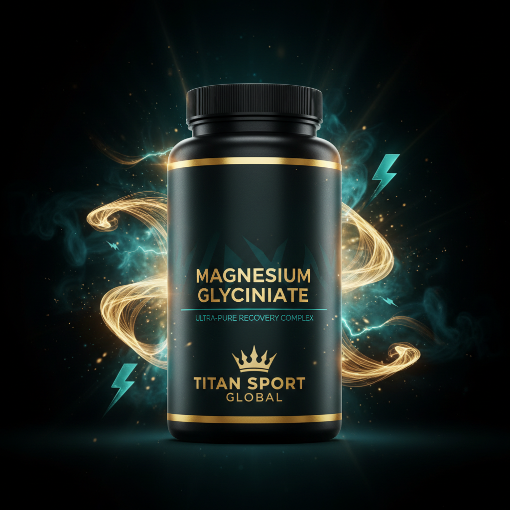 TITAN SPORT GLOBAL magnesium glycinate supplement bottle