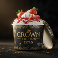Crown High-Protein Strawberry Cream Oatmeal Cup