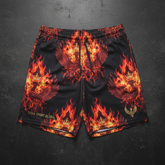 TITAN Men's Phoenix Crown Athletic Shorts — Rise King SWAG Edition