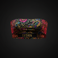 TITAN Women's Tube Top - Crown Edition tattoo-style artwork