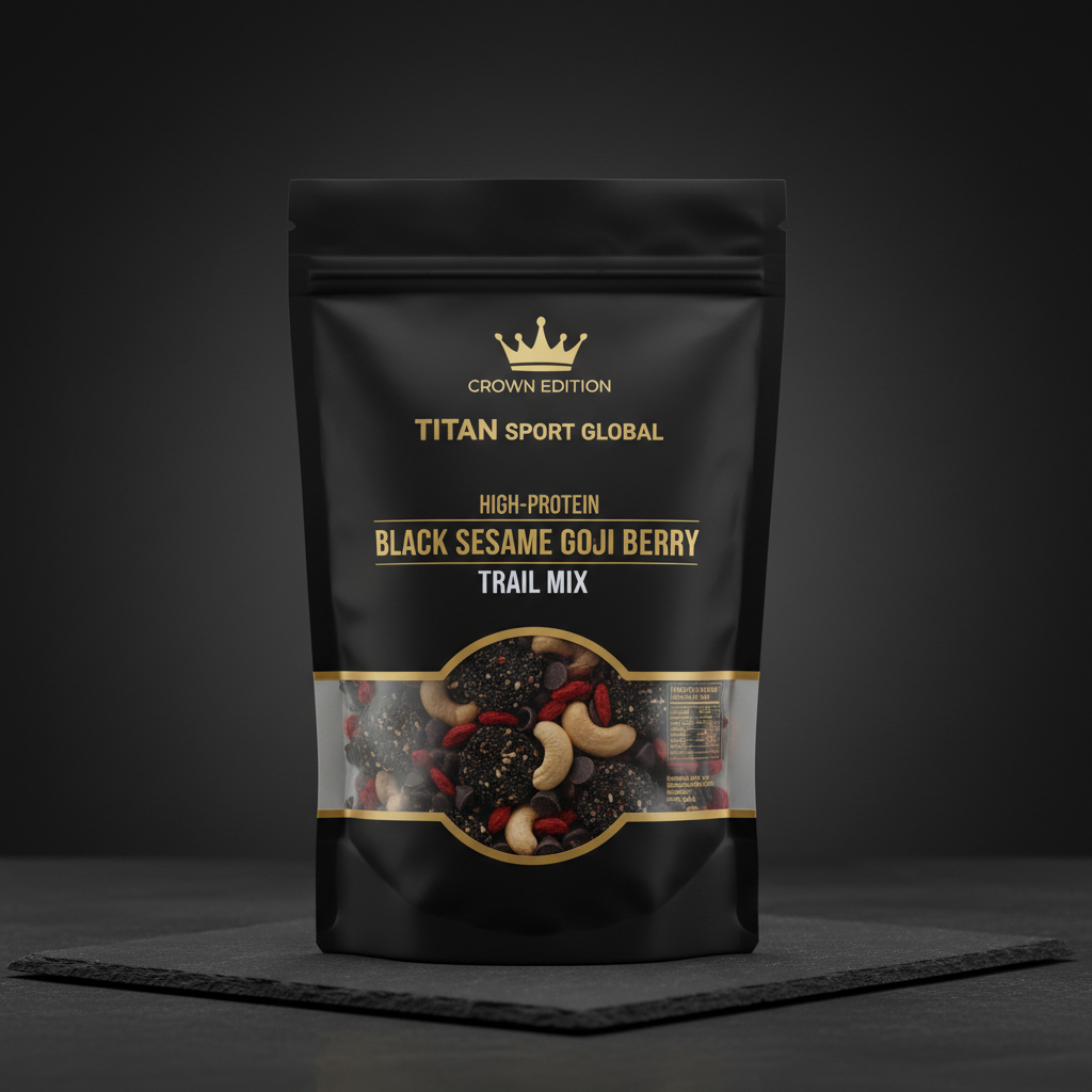 Crown Black Sesame Goji Protein Trail Mix — TITAN SPORT GLOBAL