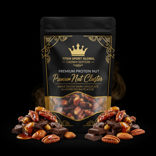 Crown High-Protein Maple Dark Chocolate Almond & Pecan Clusters
