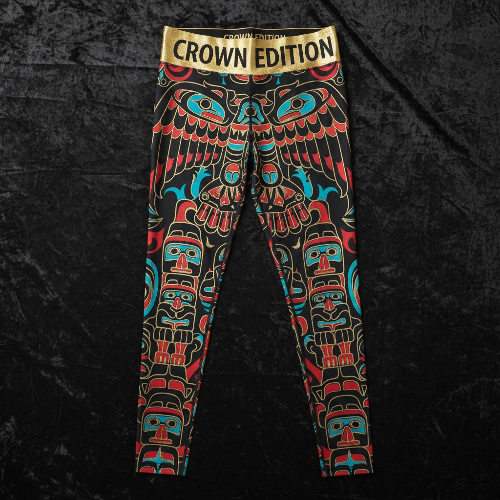TITAN Crown Edition Tattoo Art Haida Eagle Leggings Women's Athletic Bottoms