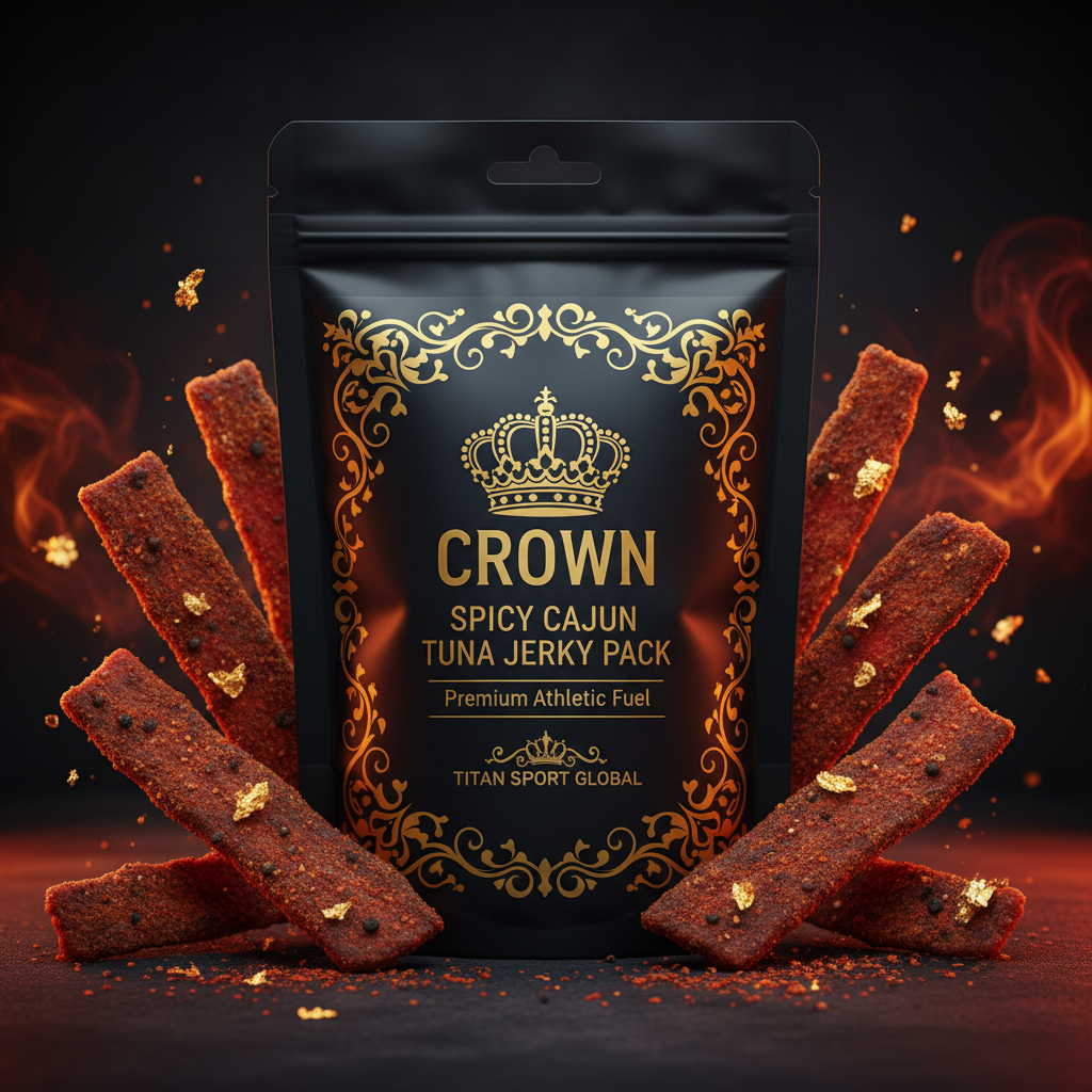 Crown Spicy Cajun Tuna Jerky Pack - TITAN SPORT GLOBAL