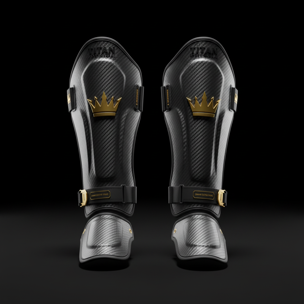 TITAN Off-Grid Shin Guards — Carbon Crown SWAG