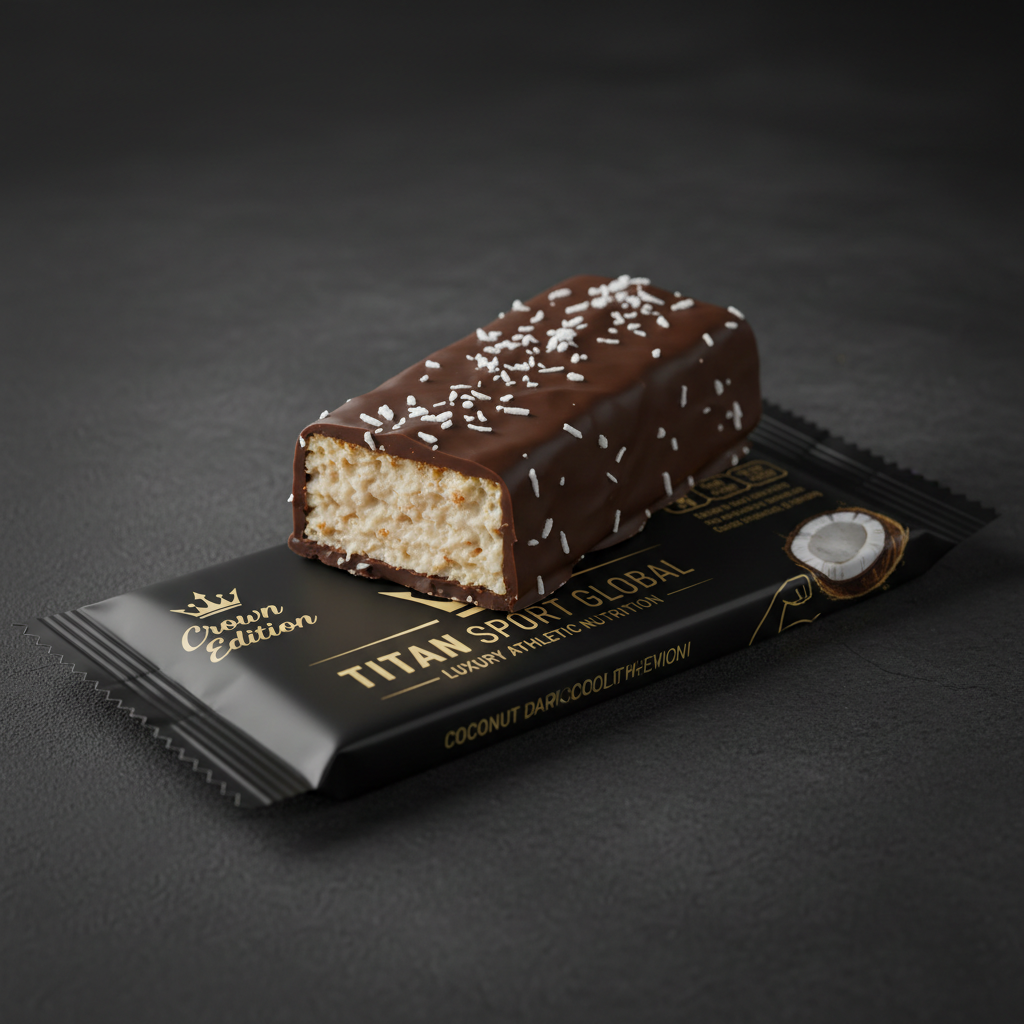Crown Coconut Dark Chocolate Protein Bar — TITAN SPORT GLOBAL