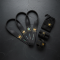 TITAN Crown Edition Rugby Resistance Bands Set Matte Black Gold