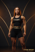 TITAN Women's Tank + Biker Shorts Matching Set