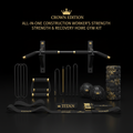 TITAN All-In-One Construction Worker's Strength & Recovery Home Gym Kit — Crown Edition