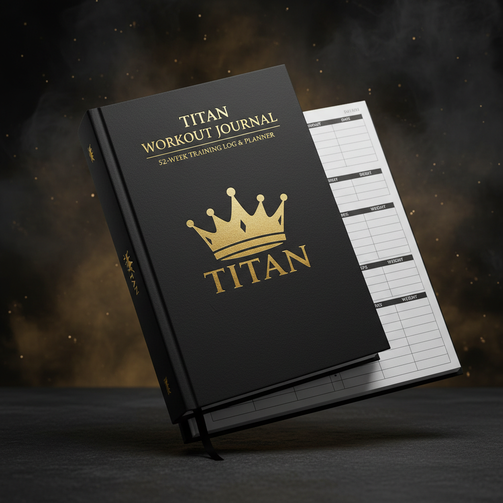 TITAN Workout Journal - 52-Week Training Log & Planner
