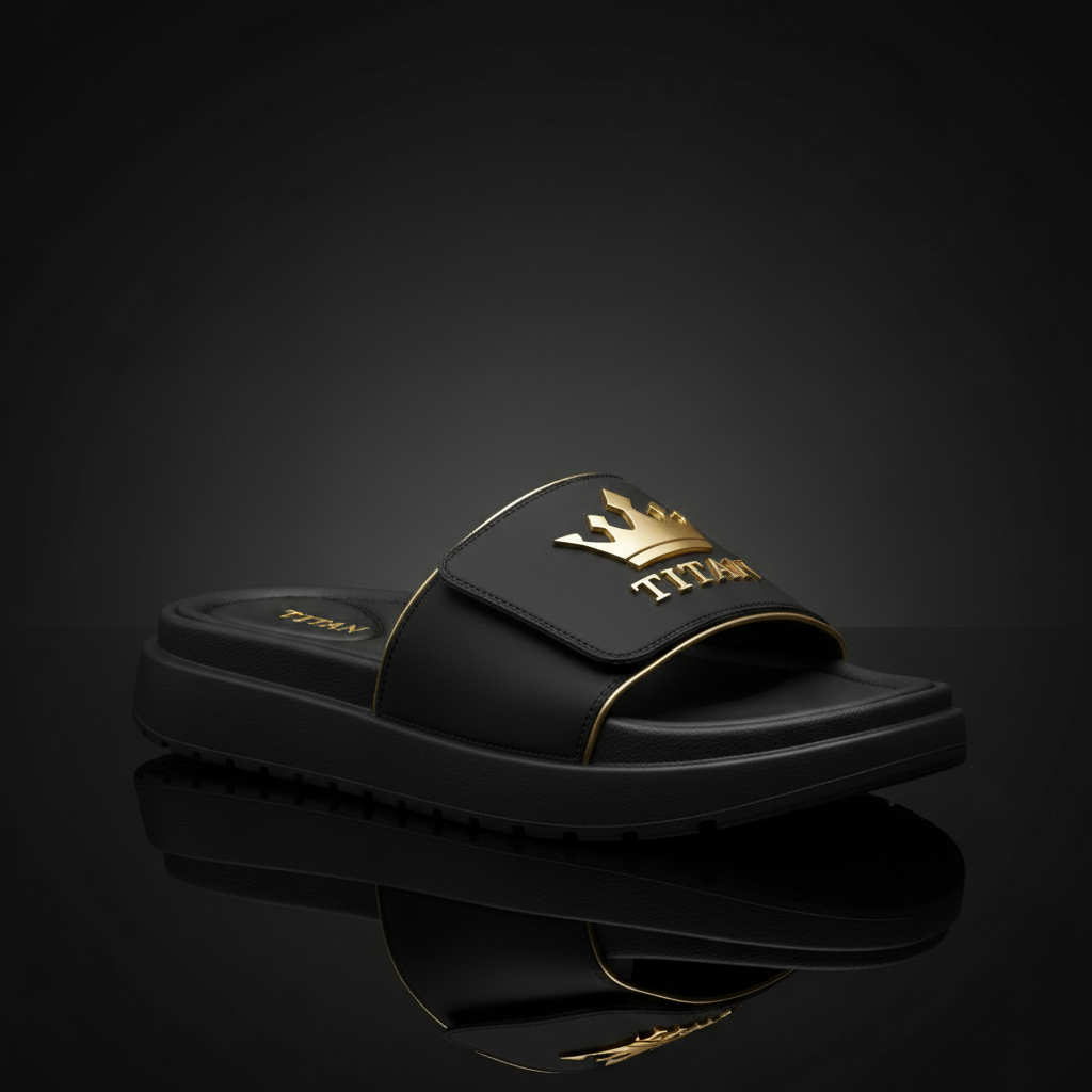 TITAN Black Gold Crown Slide King Edition