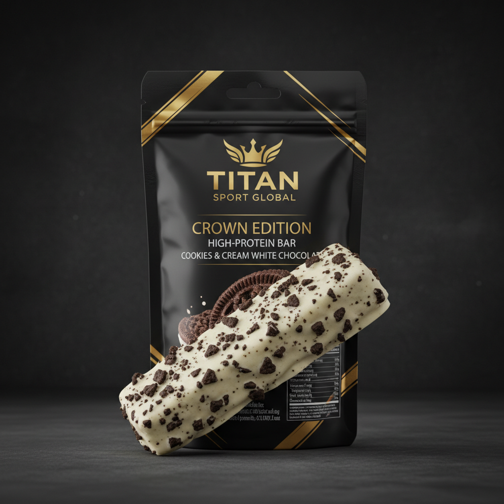 Crown Cookies & Cream Protein Bar — TITAN SPORT GLOBAL