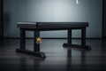 TITAN Crown Edition Flat Utility Bench matte black gold