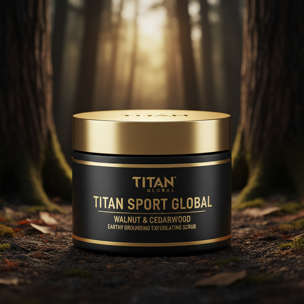 TITAN HIM Body Scrub Walnut & Cedarwood