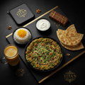 TITAN Crown Iranian Kuku Sabzi Persian herb frittata vegetarian high-protein weekly monthly meal plan bundle