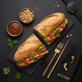 TITAN Vietnamese Vegan Bánh Mì Chày Breakfast Sandwich