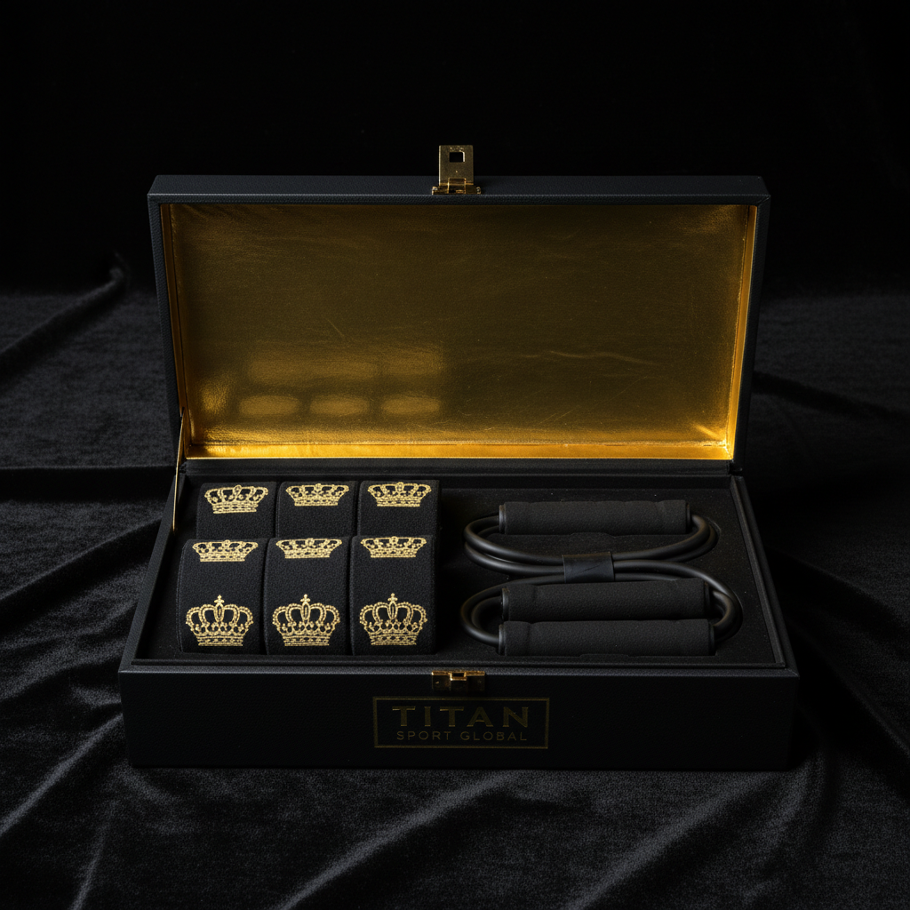 TITAN Travel Resistance Bands Kit Crown Edition