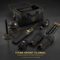TITAN Crown Edition Cricket Ultimate Bundle Set Matte Black Gold