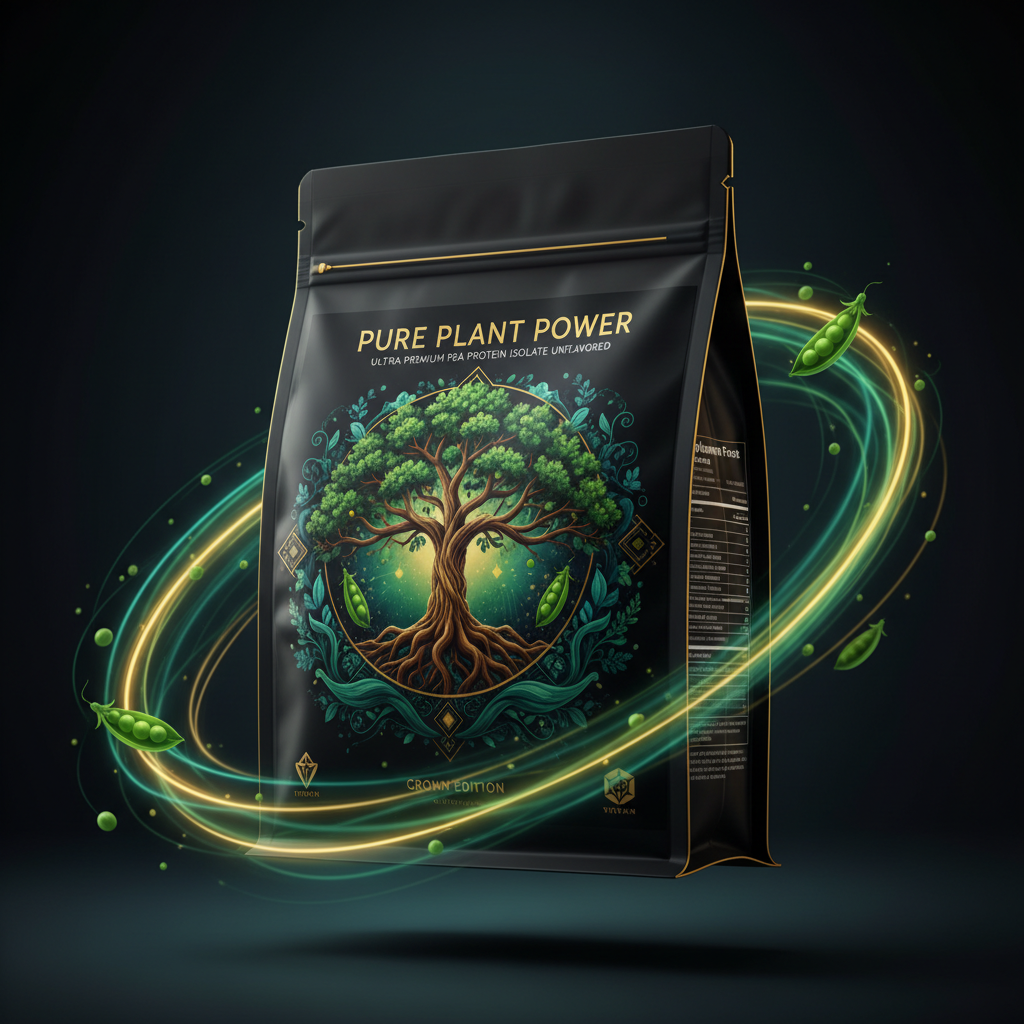 TITAN Pea Protein Isolate Unflavored - Pure Plant Power Crown Edition Design