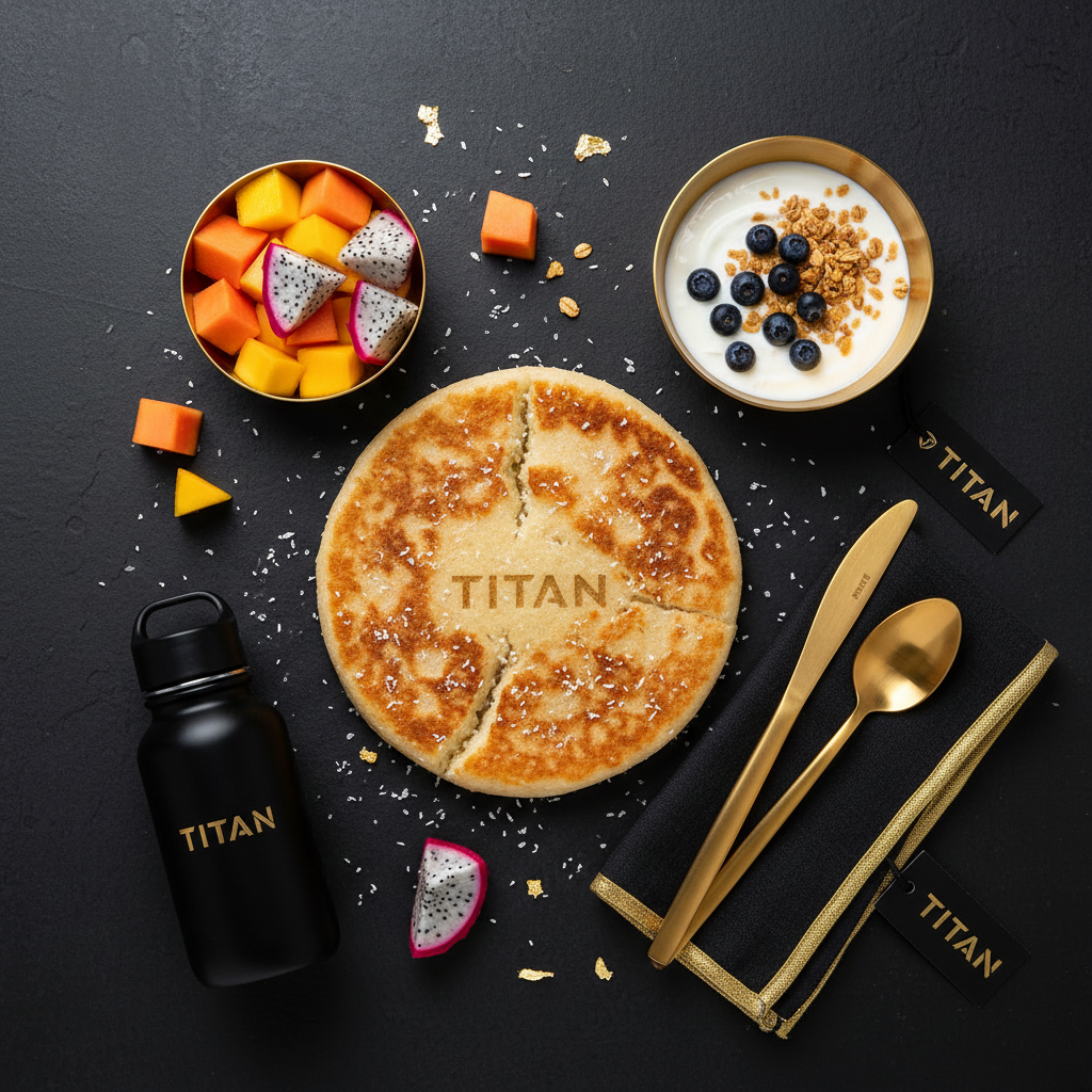 TITAN Paraguayan Vegan Mbejú Cassava Flatbread Breakfast