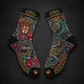 TITAN Crown Edition Tattoo Art Boxing & MMA Training Socks
