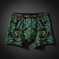 TITAN Women's Cozy Boxer Shorts Sacred Lotus Crown Edition