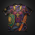 Armor Of God Men's Compression Shirt — TITAN Crown Edition tattoo artwork