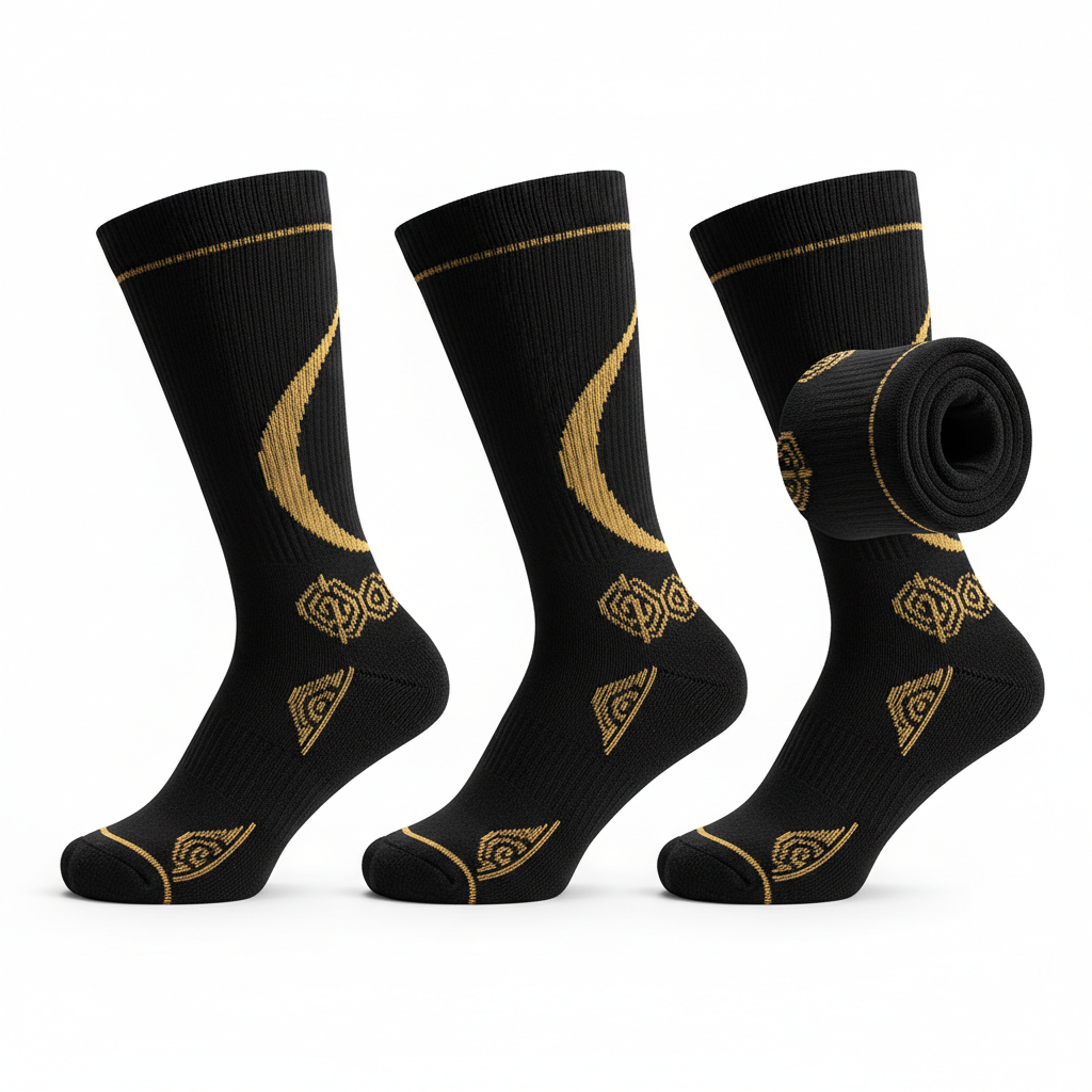 TITAN Compression Socks - Graduated Athletic Recovery (3-Pack)