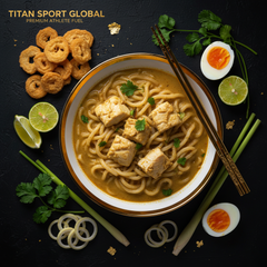 TITAN Burmese Mohinga Fish Noodle Breakfast — Weekly & Monthly Plan