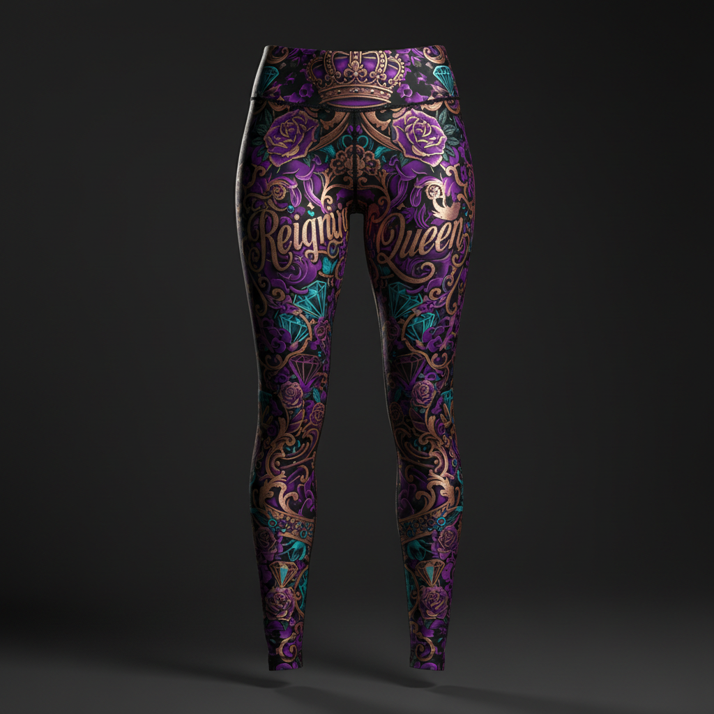 Women's Leggings — Reigning Queen — Crown Edition