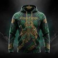 TITAN Celtic Warrior Pullover Hoodie — Knotwork Edition