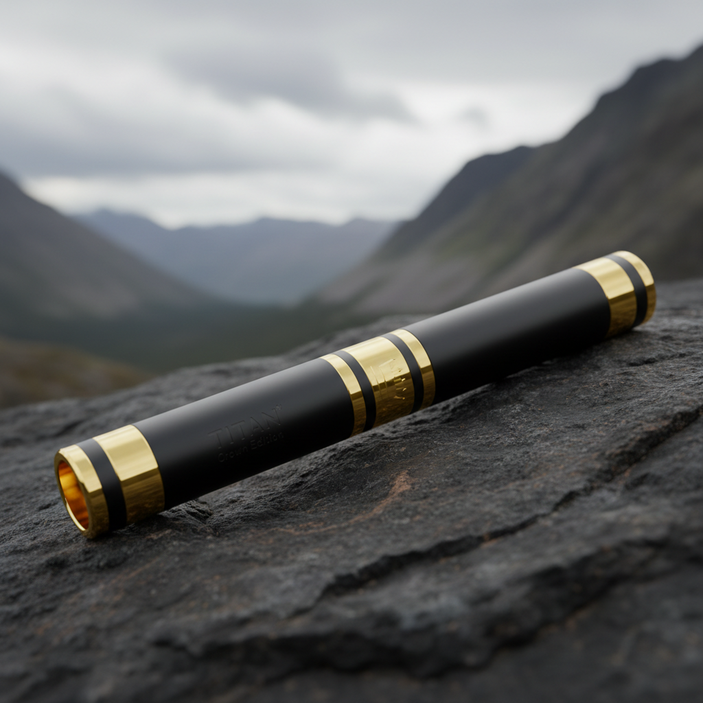TITAN PureFlow 0.1 Micron Water Filter Straw — Crown Edition