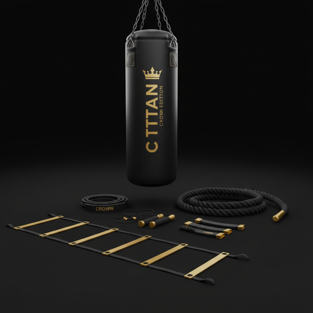 TITAN All-In-One MMA Fighter's Conditioning Home Gym Kit — Crown Edition
