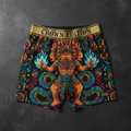 TITAN Plus Men's Turquoise Fire Shorts — Inclusive Crown Edition